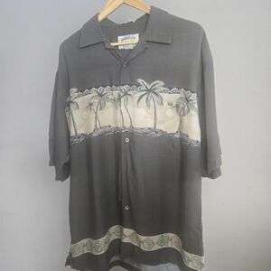 Bamboo Cay Mens Button-up Resort Shirt